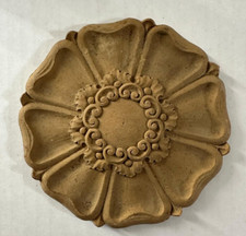 Usado, Decoração de parede medalhão de gesso floral arquitetônico vintage - Salvamento comprar usado  Enviando para Brazil