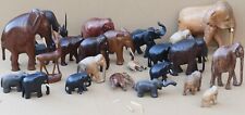 wooden elephants for sale  LEEK