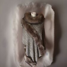 Faux fur knitted for sale  MARCH