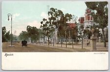 Cartão postal indiviso da Cidade do México Paseo de la Reforma, usado comprar usado  Enviando para Brazil