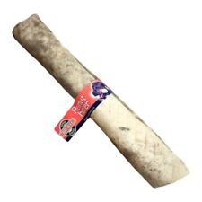 Rollo 100 % natural de mantequilla de maní y piel hecha a mano de 9"" de largo para masticar perro cachorro 1 X segunda mano  Embacar hacia Argentina