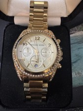 Relógio feminino Michael Kors Blair MK5166 ouro aço inoxidável mostrador analógico AM277 comprar usado  Enviando para Brazil