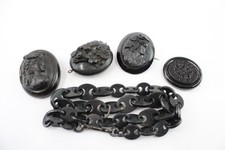 Antique mourning jewellery for sale  LEEDS