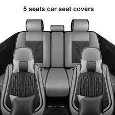 Conjunto completo de capas de assento de carro para Chevy Malibu assento dianteiro traseiro couro PU com travesseiro comprar usado  Enviando para Brazil