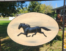 Hanging plaque horse for sale  Moro
