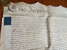 1794 indenture deed for sale 1794 indenture deed for sale  WITHAM