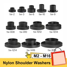 Buchas de rolamentos de plástico náilon arruelas de ombro M2 M3 M4 M5 M6 M8 M10 M12 - M16 comprar usado  Enviando para Brazil