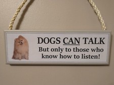 Pomeranian dog sign for sale  WISBECH