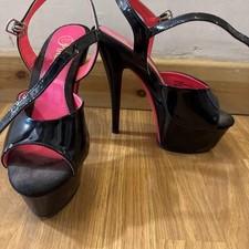 Black pleaser heels for sale  LONDON
