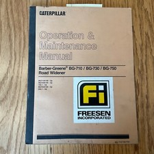 GUIA MANUAL DE OPERAÇÃO E MANUTENÇÃO DO ALARGADOR DE ESTRADA BARBER GREENE BG-710/730/750, usado comprar usado GUIA MANUAL DE OPERAÇÃO E MANUTENÇÃO DO ALARGADOR DE ESTRADA BARBER GREENE BG-710/730/750, usado comprar usado  Enviando para Brazil