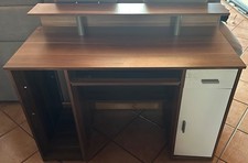 Schreibtisch braun weiß gebraucht kaufen  Worms
