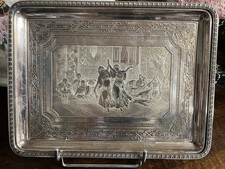 Plateau métal argenté d'occasion Plateau métal argenté d'occasion  Pézenas