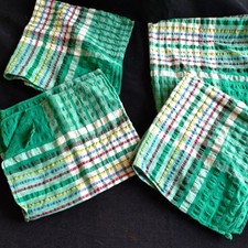 Vintage napkins seersucker for sale  WINKLEIGH