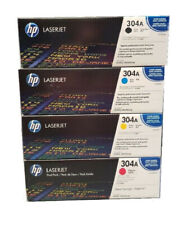 Usado, 4 x Toner Original HP 304A Color Laserjet CP2025 DN CM2320 NF / CC530A - CC533A comprar usado  Enviando para Brazil