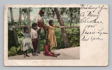 Postcard children waiting for sale  Palmyra