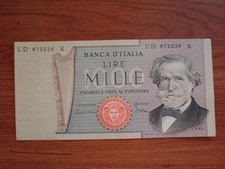 Repubblica italiana banconota usato  Messina