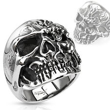 Anello teschio teschio usato  Spedire a Italy
