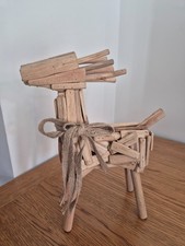 Wooden driftwood reindeer for sale  RUSHDEN