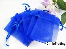 Sacchetti organza blu usato  Italia