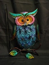 Colorful metal owl for sale  Leesburg