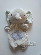 Brinquedo de pelúcia Ingenuity cinza elefante 30cm macio conforto bebê cheio de feijão, usado comprar usado  Enviando para Brazil