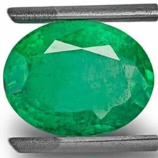 Zâmbia Esmeralda 3.55 Cts Natural Grama Verde Oval comprar usado  Enviando para Brazil