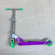 Mini scooter de dedo de metal 4" vintage lâmina trabalho scooter brinquedo roxo e verde, usado comprar usado  Enviando para Brazil