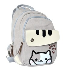 Anime Neko Atsume Cosplay Gato Mochila Lona Viagem Escola Bolsa de Ombro comprar usado  Enviando para Brazil
