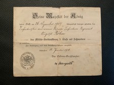 Verleihungs urkunde militär gebraucht kaufen  Hallstadt