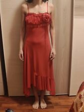 Vestito rosso elegante usato  Messina