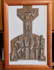 Dipinto masonite scuola usato  Napoli