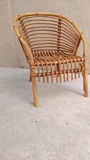Vintage wicker rattan d'occasion  Expédié en Belgium