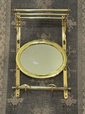 Suporte de parede vintage para bagagem trem rack de parede espelho prateleira casaco gancho, latão comprar usado  Enviando para Brazil