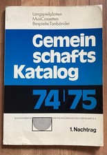 Gemeinschaftskatalog 1974 1975 gebraucht kaufen  Bad Schönborn
