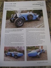 1970 bugatti based for sale  BRISTOL
