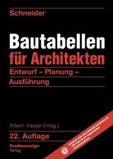 Schneider bautabellen architek gebraucht kaufen  Berlin