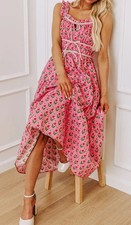 Pink floral maxi for sale  Joaquin