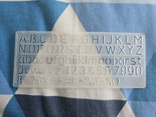 Letter stencil set for sale  HARROW