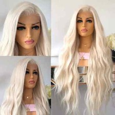Cabelo sintético onda natural longa sem cola resistente ao calor fibra peça sem cabelo comprar usado  Enviando para Brazil