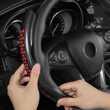 Usado, Acessórios antiderrapantes de fibra de carbono capa de reforço de volante de carro universal comprar usado  Enviando para Brazil