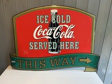 Coca cola sign for sale  BRADFORD