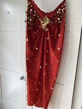 Rotes bauchtanzkostüm schmal gebraucht kaufen  Seeheim-Jugenheim