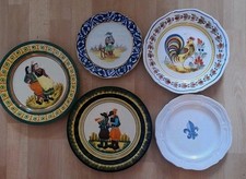 Anciennes assiettes faiences d'occasion  Huelgoat