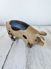 Vintage wooden pig for sale  Racine