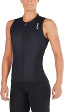 Nova blusa de triatlo feminina 2XU perform multiesportiva singlete - pequena preta/preta WT4859a comprar usado  Enviando para Brazil