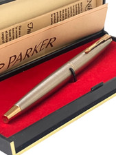 Caneta-tinteiro vintage Parker 45 Flighter Deluxe 14c; caixa, papel, usado comprar usado  Enviando para Brazil
