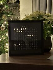 Wortuhr wordclock leseuhr gebraucht kaufen  Weingarten