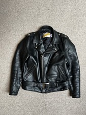 Giacca pelle schott usato  Spedire a Italy