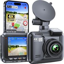 ROVE R2-4K Dash Cam Built-in WiFi 6 GPS painel de carro câmera gravador com UH... comprar usado  Enviando para Brazil