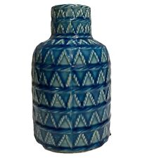 Geometric blue vase for sale  Glendale